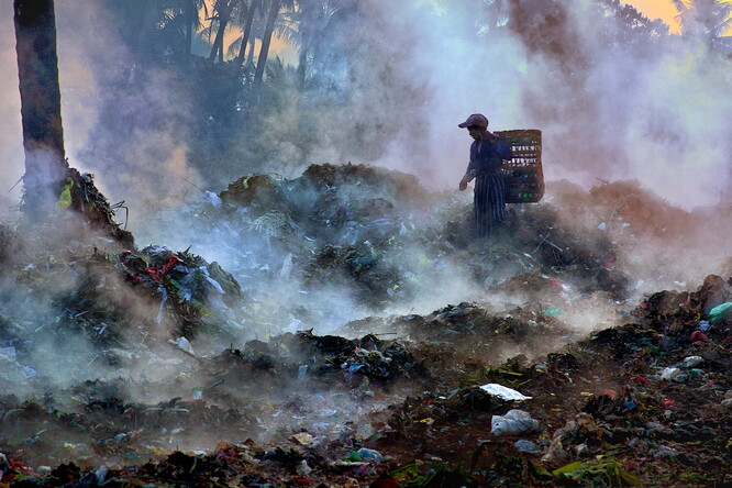 Hromadění odpadů je závažným problémem pro 92 procent dotázaných, stejně jako v roce 2018.