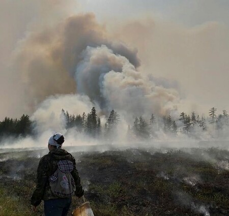 Navíc podprůměrná vlhkost v půdě nejspíše přispívá požárům, hlavně v severovýchodních oblastech Sibiře. Množství a intenzita požárů v divočině se zvyšuje, zejména v oblastech Jakutska, Čukotky a v menší míře i na Aljašce a Yukonu, upozornili vědci.