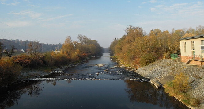 Řeka Bečva, ilustrační snímek.