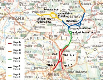 Specifickým tématem zdejšího kraje je zamýšlený projekt kanálu Dunaj – Odra – Labe. Na území Olomouckého kraje by se podle plánů přímo nacházel uzlový bod